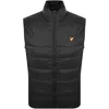Lyle & Scott Lyle And Scott Wadded Gilet Jet Black In Black