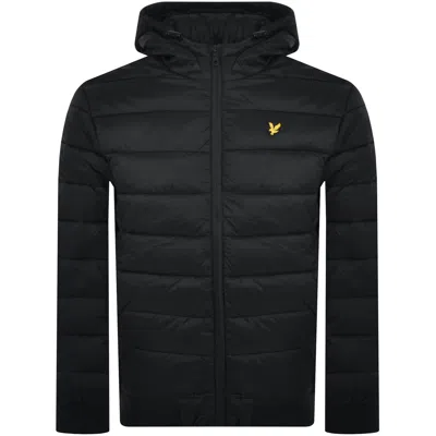 LYLE & SCOTT LYLE AND SCOTT WADDED PUFFER JACKET BLACK