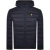 Lyle & Scott Lyle And Scott Wadded Puffer Jacket Black In Navy