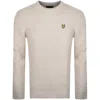 Lyle & Scott Lyle And Scott Waffle Knit Jumper Cream In Cream