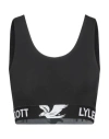 LYLE & SCOTT LYLE & SCOTT WOMAN TOP BLACK SIZE S ORGANIC COTTON, ELASTANE