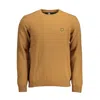 Lyle & Scott Brown Wool Men Sweater In Brown