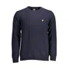 Lyle & Scott Blue Wool Sweater In Blue