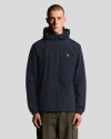 Lyle & Scott Zip Through Hooded Jacket In Blue