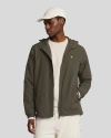 Lyle & Scott Zip Through Hooded Jacket In Brown