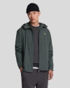 Lyle & Scott Zip Through Hooded Jacket In Green
