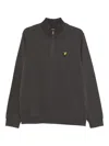 Lyle & Scott Zip-up Sweatshirt In Brown