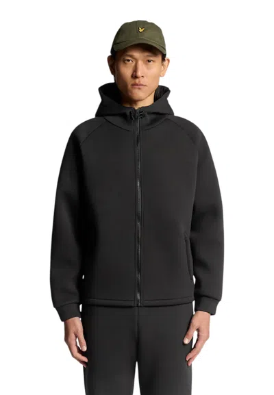 Lyle-e-scott Hoodie Full Zip Man Lyle E Scott In Black