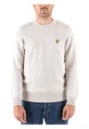 Lyle-e-scott Men's Crew Sweater Lyle E Scott In White