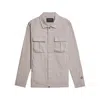 Lyle Scott Camica Lyle & Scott Ripstop Overshirt In Gray
