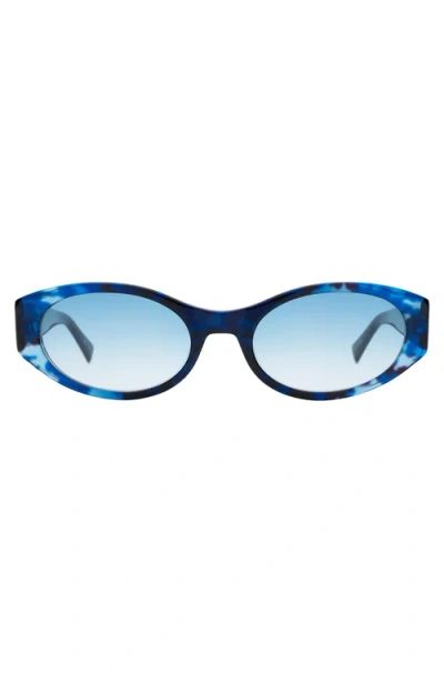 Lyndon Eyewear Exumas Sunglasses In Lapis/blue
