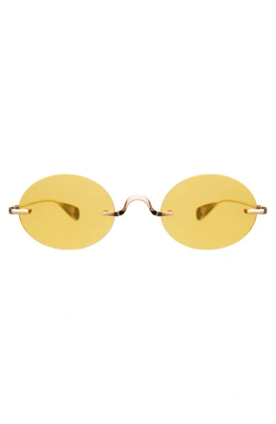 Lyndon Eyewear Havana Sunglasses In Gold/orange