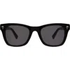 Lyndon Eyewear Hibiscus Sunglasses In Black/grey