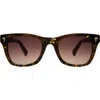 Lyndon Eyewear Hibiscus Sunglasses In Brown Marble