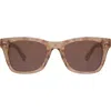 Lyndon Eyewear Hibiscus Sunglasses In Pink Marble/copper