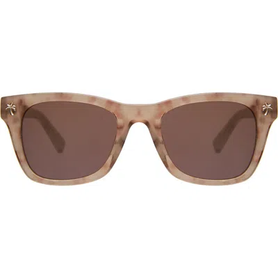 Lyndon Eyewear Hibiscus Sunglasses In Pink Marble/copper