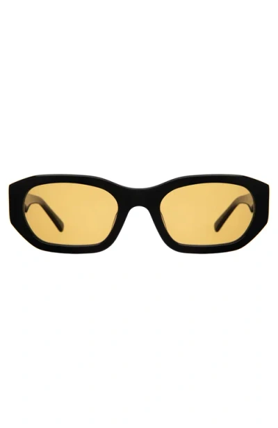 Lyndon Eyewear La Gorce Sunglasses In Black/yellow