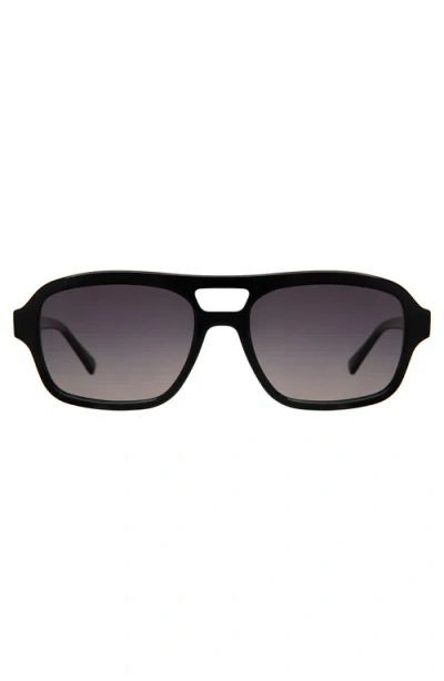 Lyndon Eyewear Morningside Sunglasses In Black/grey