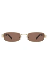 Lyndon Eyewear Shores Sunglasses In Gold/brown