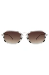 Lyndon Eyewear Venetian Sunglasses In Black White/brown