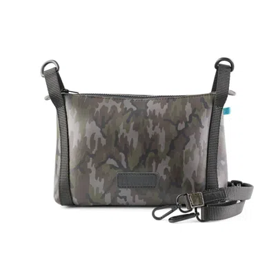 Lyndon Women's X Crossbody Leather Bag In Camo In Multi