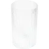 Lyngby Porcelaen 10-inch Fluted Vase In Clear