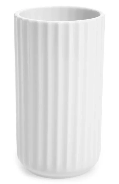 Lyngby Porcelaen 5-inch Fluted Vase