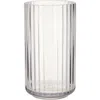 Lyngby Porcelaen 6-inch Fluted Vase In Clear