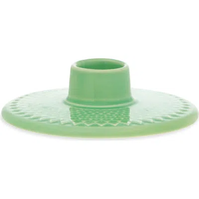 Lyngby Porcelaen Rhombe Color Candleholder In Green