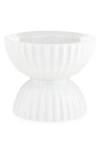 Lyngby Porcelaen Tura 4-inch Candleholder In White