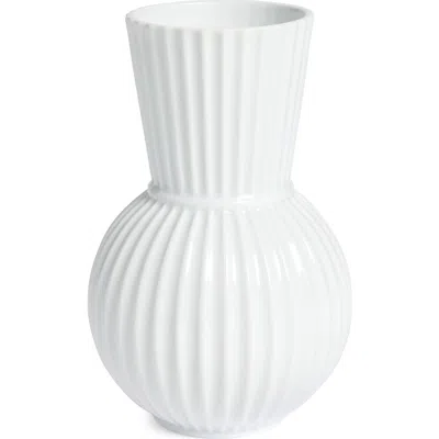 Lyngby Porcelaen Tura Porcelain Vase In White