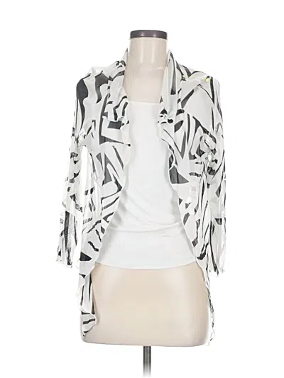 Pre-owned Lynn Ritchie Kimono In White