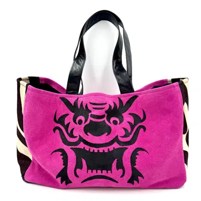 Lynn Tallerico Women's Mahjong Tote In Hot Pink