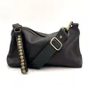 Lynn Tallerico Women's Nancy Crossbody Bag In Soft Black Leather In Black