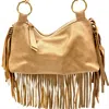 Lynn Tallerico Women's Neutrals Paula Fringe Bag In Beige