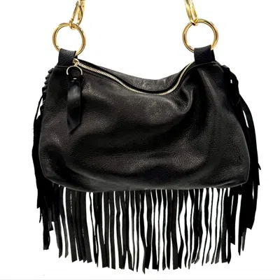 Lynn Tallerico Women's Paula Fringe Bag In Black