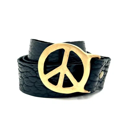 Lynn Tallerico Women's Peace Belt-black Small/medium