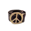 Lynn Tallerico Women's Peace Belt In Brown - Small/medium