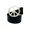 Lynn Tallerico Women's Peace Belt In Pewter-black In Black