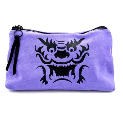 Lynn Tallerico Women's Pink / Purple Mahjong Tile Bag In Violet In Multi