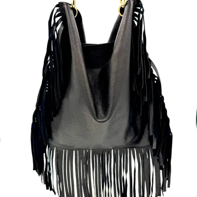Lynn Tallerico Women's Theresa Fringe Bag In Black