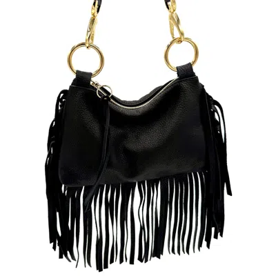 Lynn Tallerico Women's Tina Fringe Bag In Black