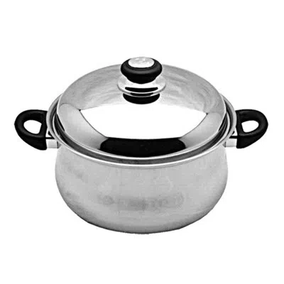 Lynns Edelstahl Rostfreimercury 200f 5 Qt. Stainless Steel Round Dutch Oven In Silver
