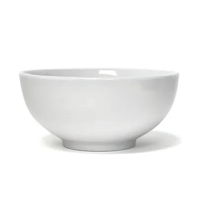 Lynns Utopia 6.33" Porcelain Bowl – White, Versatile Design