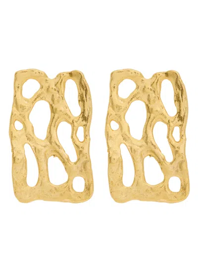 Lynyer Mystic 24kt Gold-plated Drop Earrings
