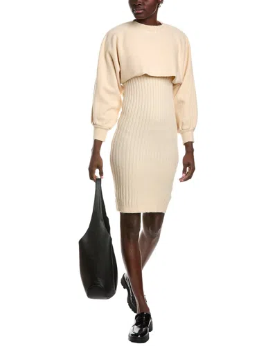 Lyra & Co 2pc Sweater & Dress Set In Pink