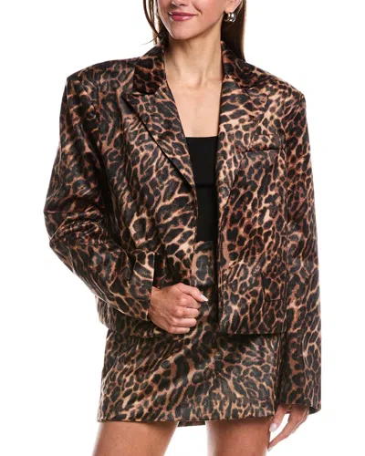 Lyra & Co Blazer In Brown