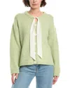Lyra & Co Cardigan In Green