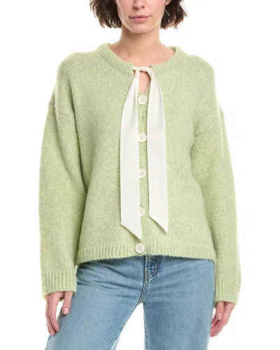 Lyra & Co Cardigan In Green