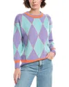Lyra & Co Pullover Sweater In Blue
